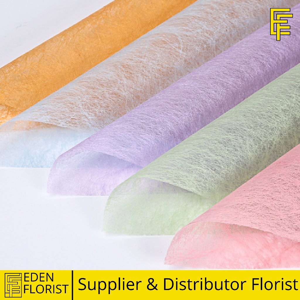 

40 Lembar Kertas Buket Tisu Tissue Flower Wrapping Paper Packing Hampers COD SF32