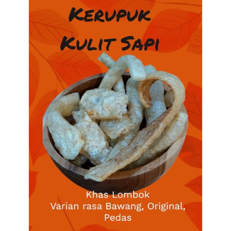 

Kerupuk Kulit Sapi Khas Lombok