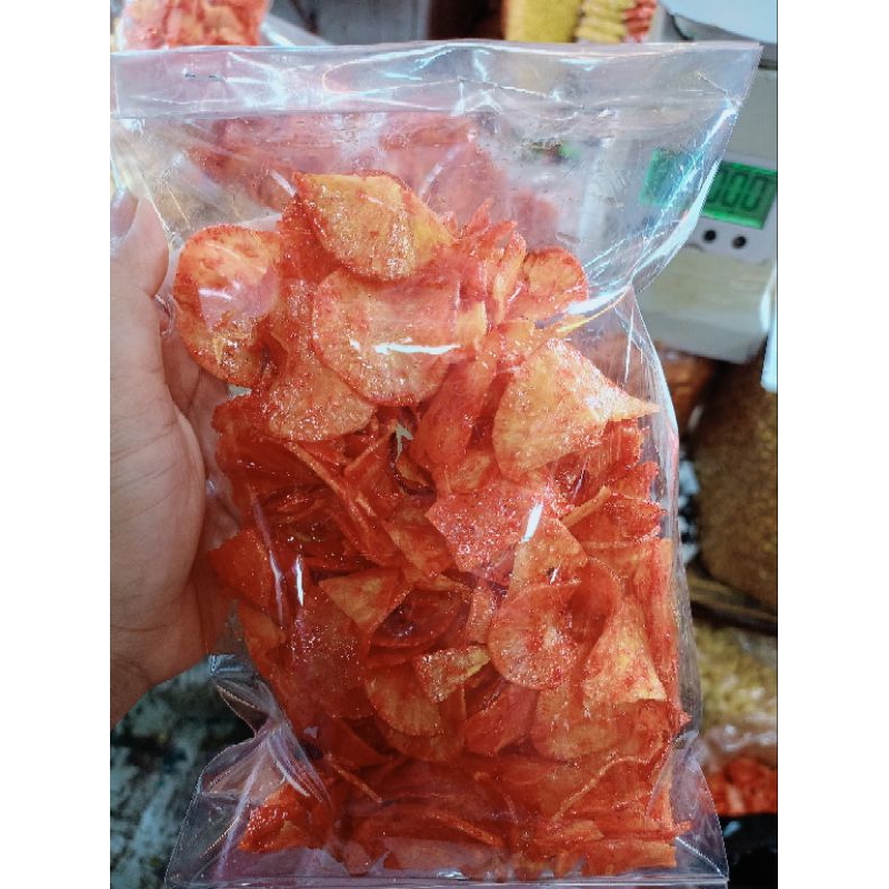 

KeripikBaladoMerah(bulat),BERAT:200GRAM.