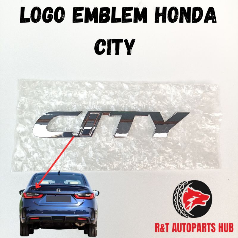 Logo Emblem Tulisan Honda City