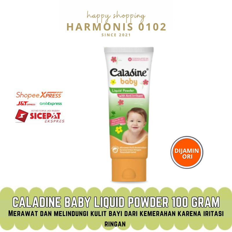 Caladine Baby Liquid Powder 100 gr - Bedak Cair Bayi Untuk Iritasi Kemerahan Sensitif