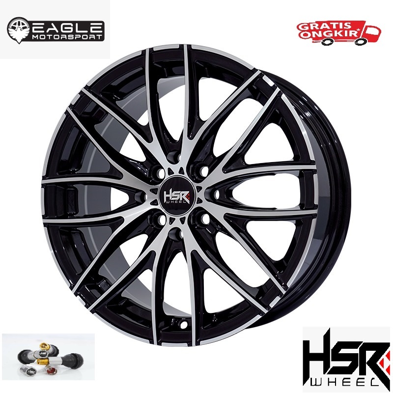 velg mobil brio sigra ayla calya ignis karimun HSR Naples ring 15