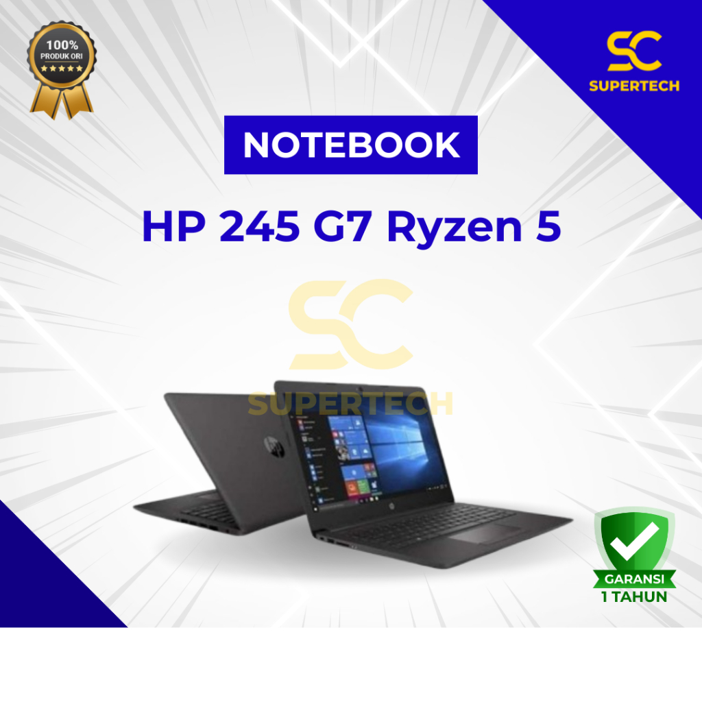 NOTEBOOK HP 245 G7 Ryzen 5 3500 4GB 1TB W10 14FHD (DISTRI)