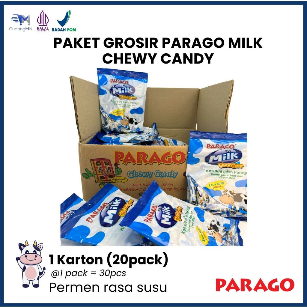 

PAKET GROSIR{1 KARTON=20PACK} PARAGO MILK 210 GRAM