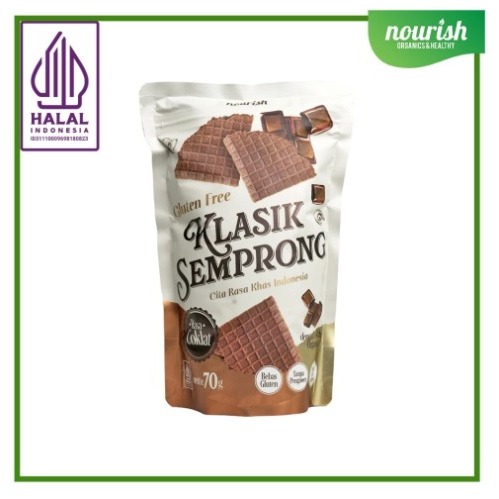 

Gluten Free Klasik Semprong - Rasa Original & Coklat Tanpa Gula Rafinasi Halal 70gr