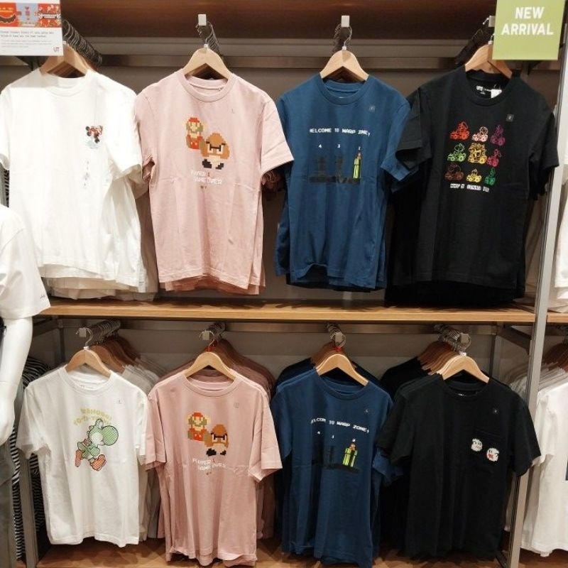 UNIQLO UT Archive Super Mario Lengan Pendek Tshirt Original Termurah