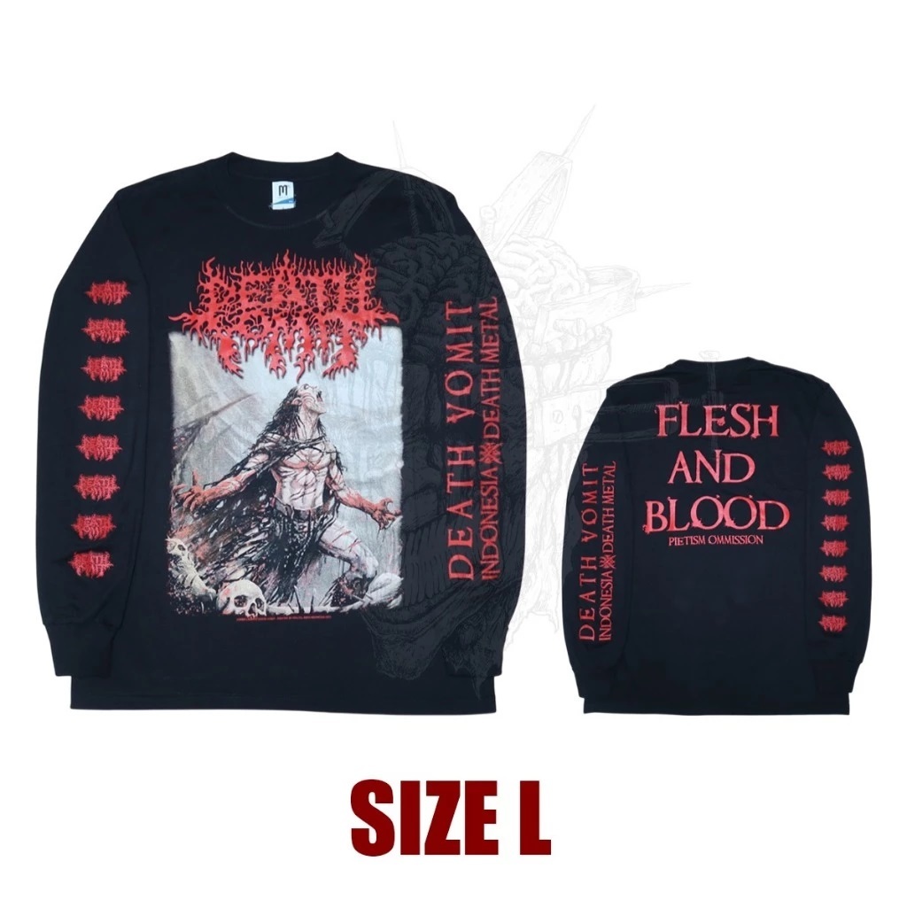 LONG SLEEVE DEATH VOMIT - FLESH AND BLOOD