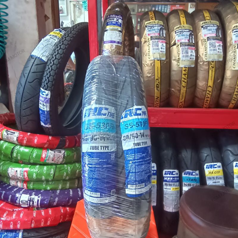 BAN LUAR IRC SS 530 80/90-14 90/90-14 TUBETYPE RING 14 VARIO 110 / BEAT FI / SCOOPY / SPACY