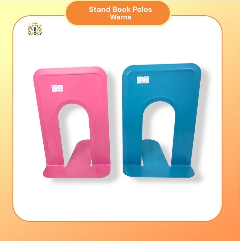 

[ 1 Pcs ] Stand Book / Sandaran Buku / Penahan / Pembatas Buku Besi