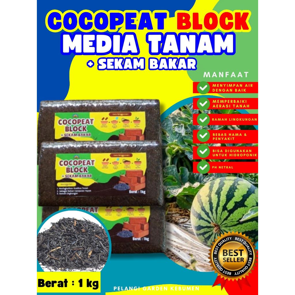 TERBAIK  Cocopeat Serbuk, Cocopeat Sulcata, Cocopeat Termurah