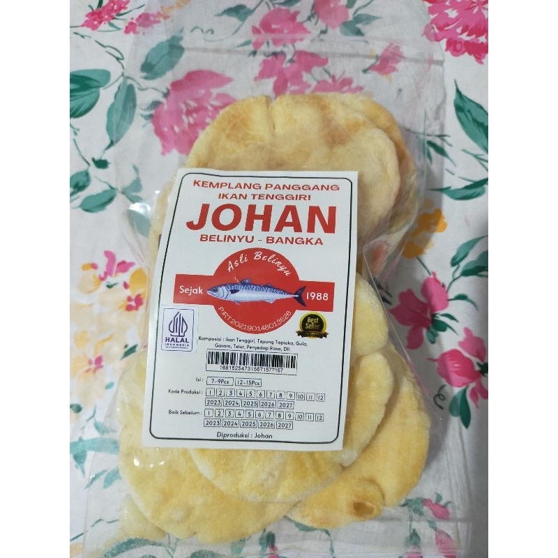 

Kemplang Panggang Cap JOHAN Asli Belinyu Bangka