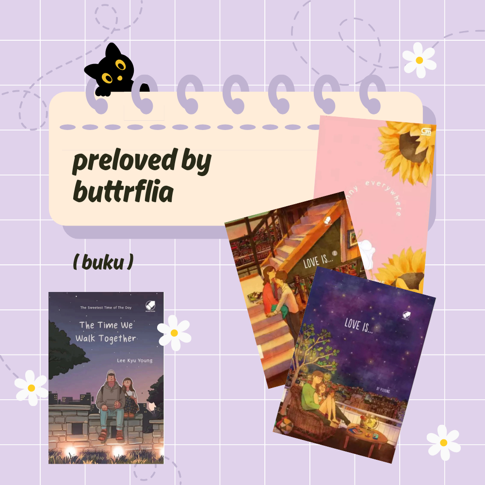 [PRELOVED] Novel/Illustration Book Love Is ... Vol. 1 & 2  by Puuung (Da-Mi Park) / The Time We Walk