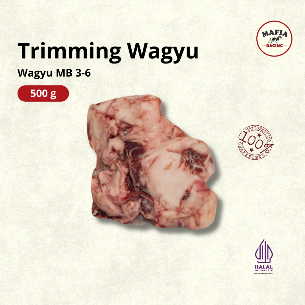 

[Mafia Daging] Trimming / Tetelan Wagyu MB 3-6 500g