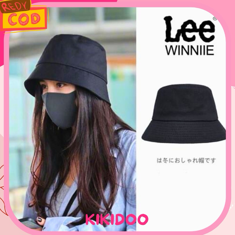 KIKIDOO TOPI WANITA BUCKET ANTI UV TOPI FASHION KOREA