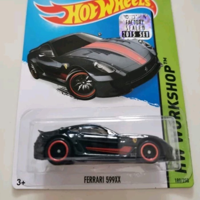 Hot Wheels Ferrari 599Xx Hitam Super Treasure Hunt Ths Fs 2015 Promo