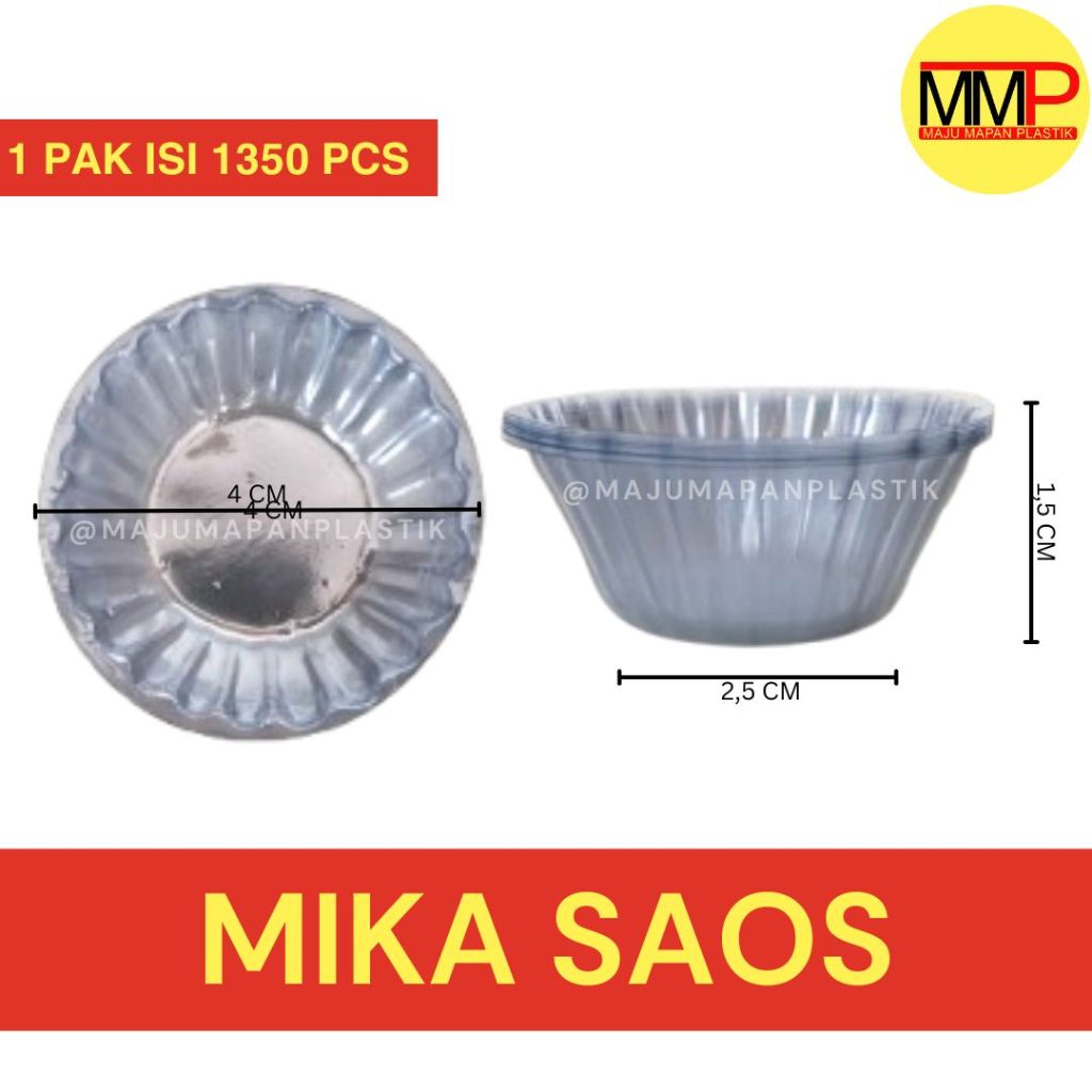 Mika Saos Bulat Kecil / Cup Saos Kecil / cup sambal mini
