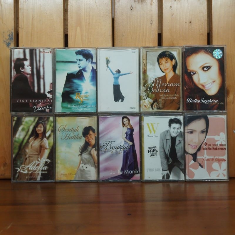 KOLEKSI KASET PITA MUSIK LAGU ROHANI KRISTEN DAN LAINNYA