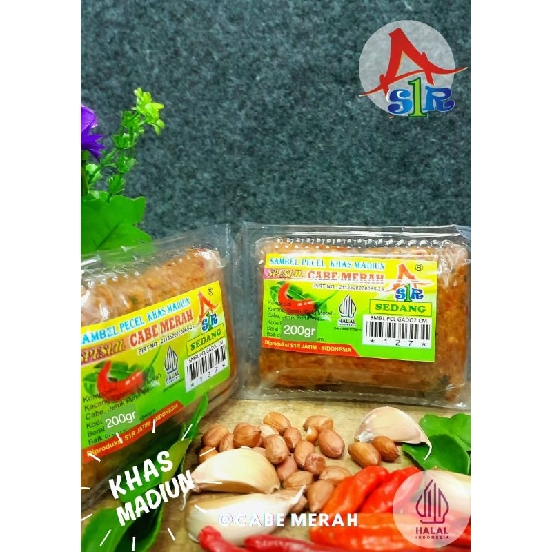 

Sambel Pecel Madiun | Bumbu Pecel | Sambal Kacang | Sambel Pecel 200gr | Sambel Pecel Khas Madiun | Cap Cabe Merah