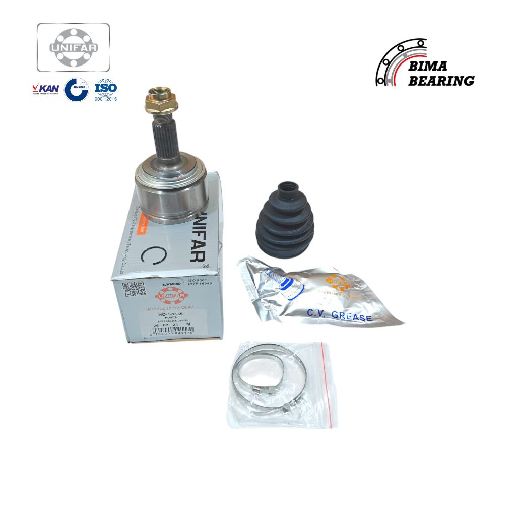 CV JOINT OUT LUAR HONDA BRV 2013-2019 AT MATIC MT MANUAL 1.5 UNIFAR AS RODA OUTER KOKEL KOHEL ORI