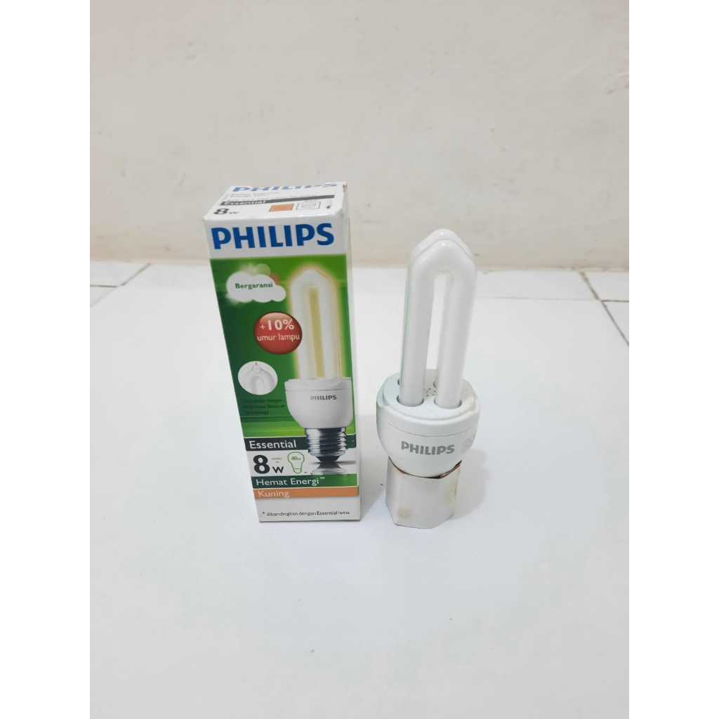 Lampu Philips 8 Watt Essential