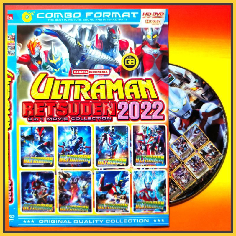 KASET DVD koleksi album Ultraman retsuden 2022 -  Ultraman Z 683 - Ultraman X 681