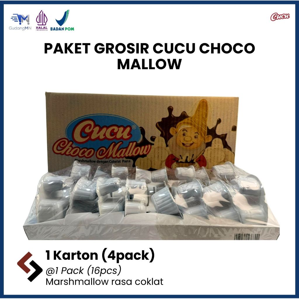 

Cucu Choco Mallow | Paket Grosir | 1 Karton