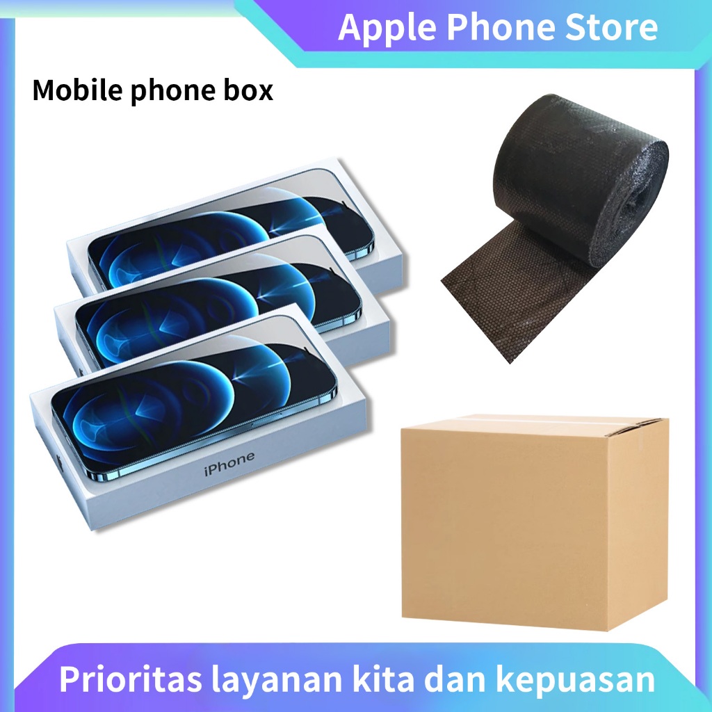 

GZ TOKO Film gelembung hitam + karton, perlindungan ganda untuk mencegah kerusakan