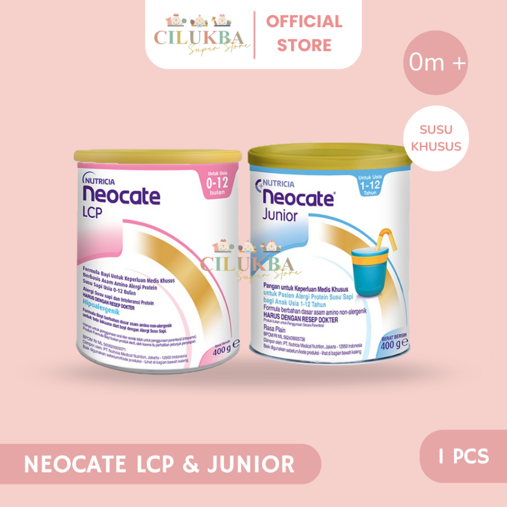 NUTRICIA NEOCATE LCP & NEOCATE JUNIOR | SUSU FORMULA KHUSUS | SUSU FORMULA | SUSU BUBUK
