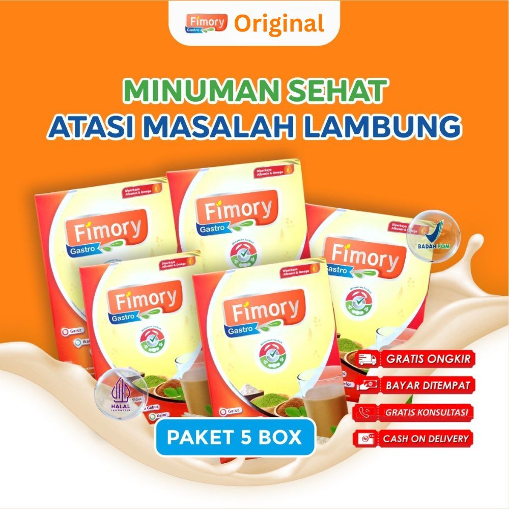 

Paket Fimory 5 pcs - Atasi Asam lambung/GERD akut & maag | jaminan original fimory