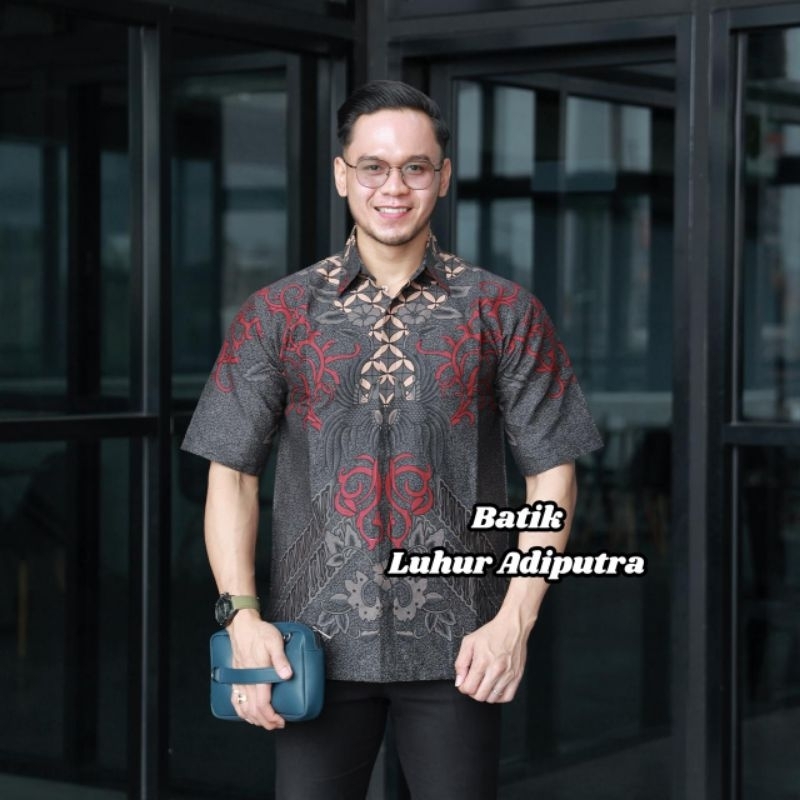 Wisnu kemeja batik pria furing katun premium Luhur Adiputra