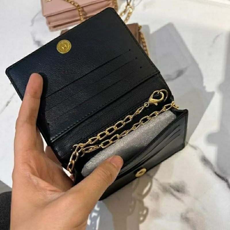 BTM-Dompet Kartu Tali Rantai Dompet Lipat Dompet Mini