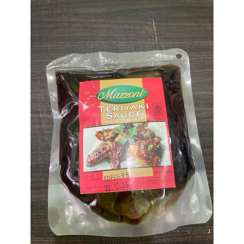 

mazzoni sauce teriyaki | saus teriyaki mazzoni kemasan 250gr