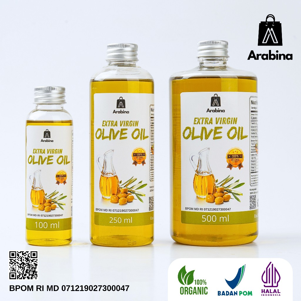 

HG Arabina Minyak Zaitun Extra Virgin Olive Oil Asli EVOO