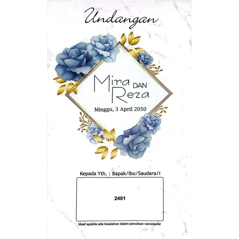 UNDANGAN BLANKO ERBA 2401