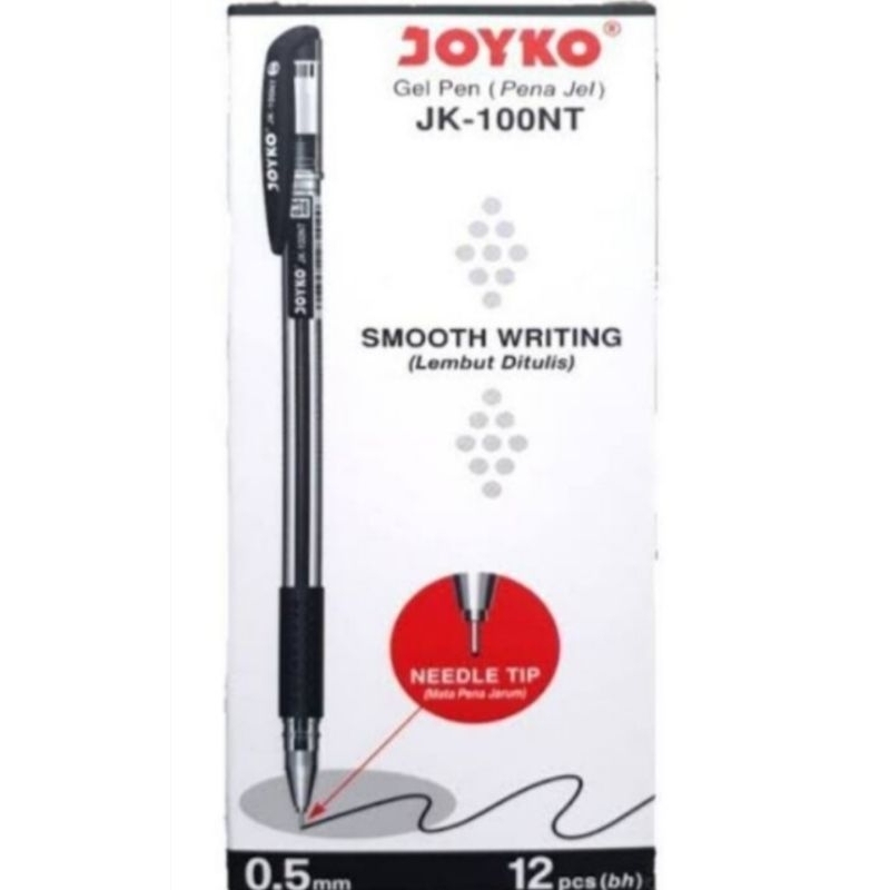 

PULPEN JOYKO GEL JK 100 RUNCING DAN TUMPUL 0'5mm ORIGINAL