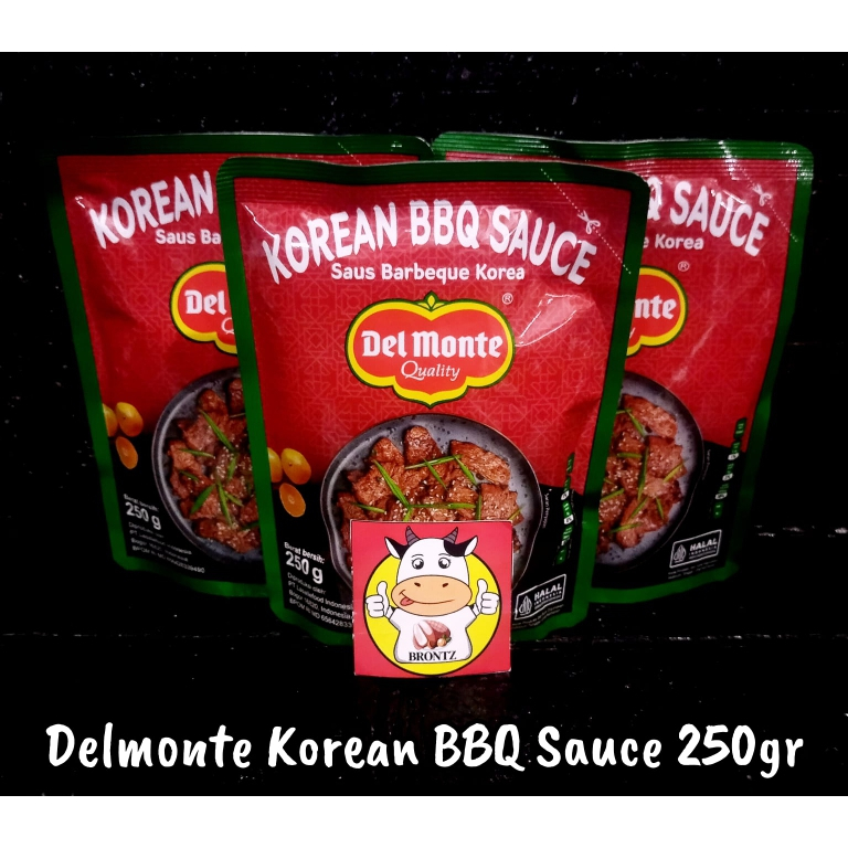 

DEL MONTE SAUS KOREAN BBQ 250GR-BUMBU MASAK SAUS-BRONTZ JOGJA