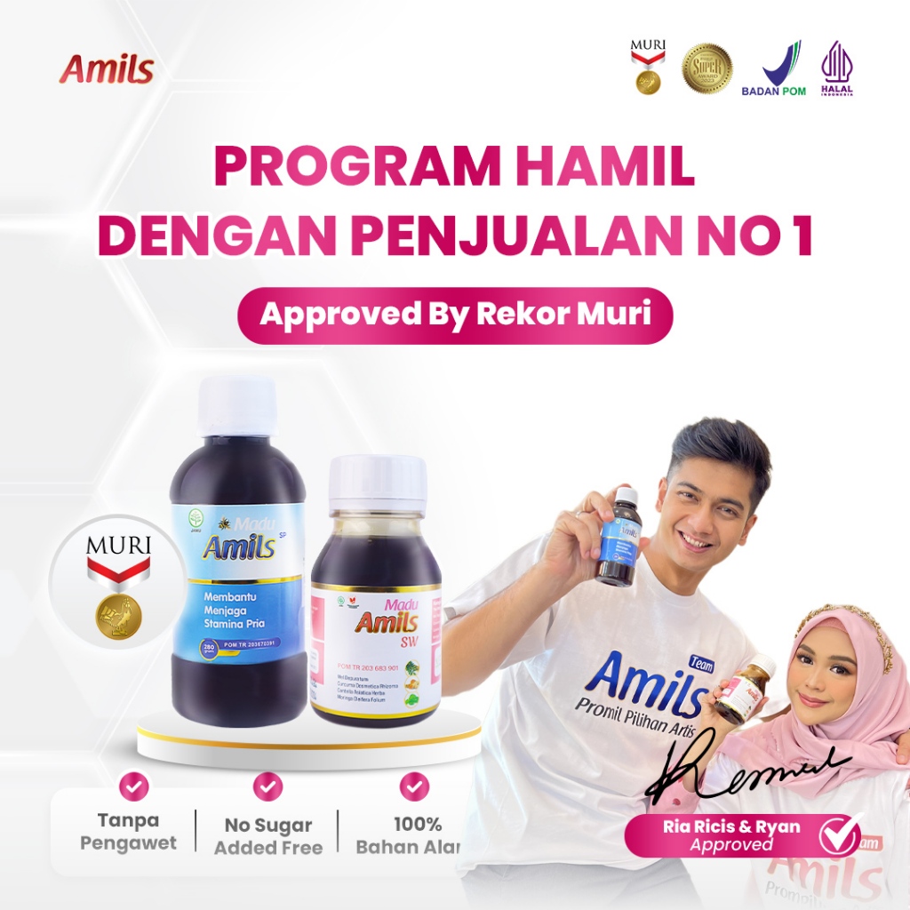 Program Hamil Amils Suplemen Promil untuk Wanita Dan Pria Membantu Meningkatkan Kualitas Sel Telur