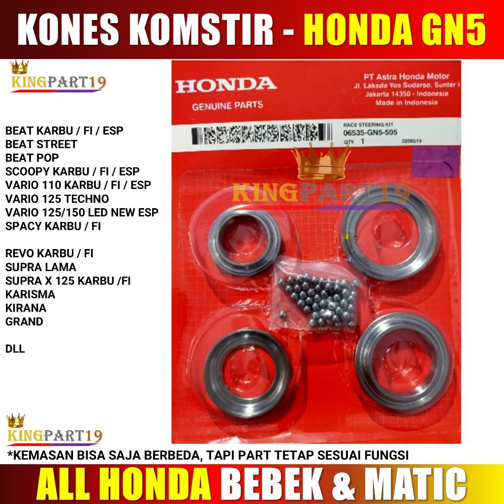 KOMSTIR KONES BEAT/VARIO/SCOOPY/SPACY KARBU FI ESP KARISMA/GRAN/SUPRA FIT/SUPRA 125/REVO KARBU FI - 