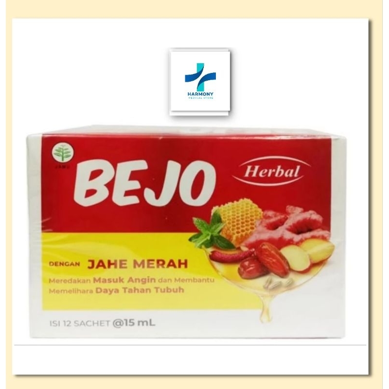 

Bejo Jahe Merah 1 Box isi 12 Sachet @15 ml