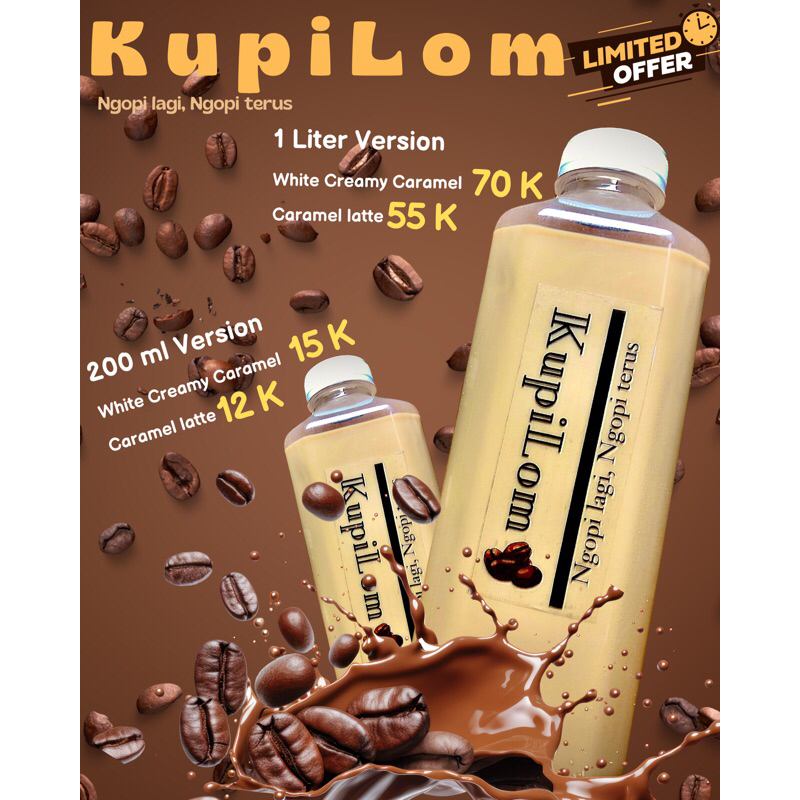

KUPILOM Caramel Latte 1 liter/1000ml