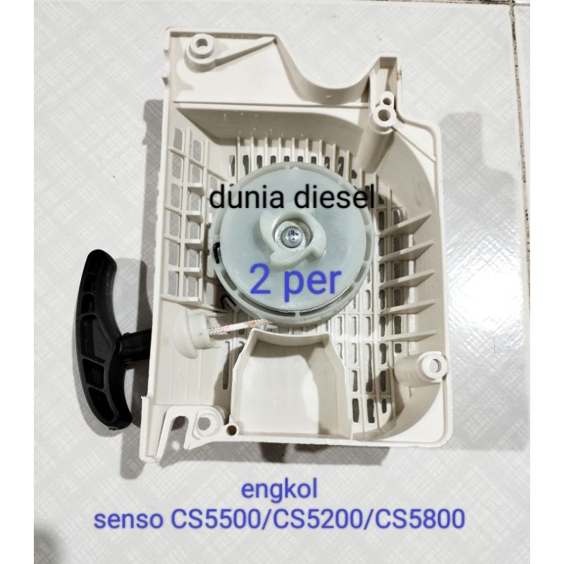 engkol senso chainsaw CS5500 CS5800 double per mesin recoil starter potong kayu