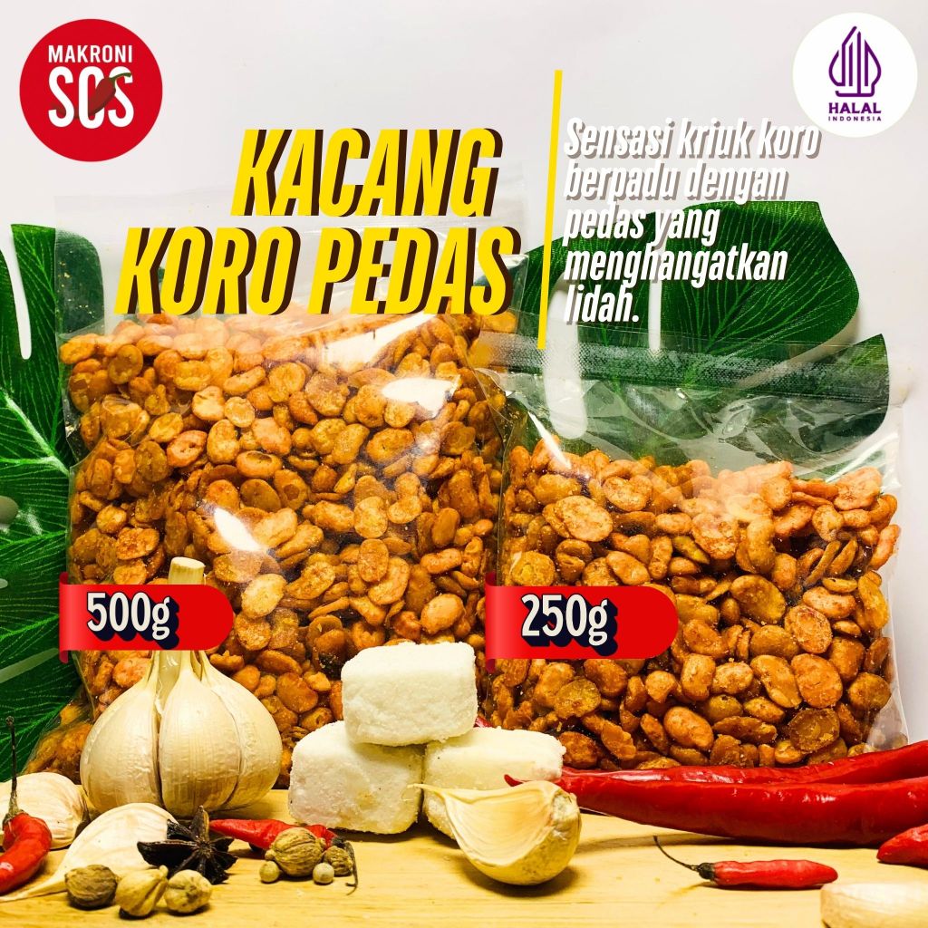 

Lezatoz_Genz 500Gr Kacang Koro Balado 500Gr Hot Spicy Makaronisos Food Snack