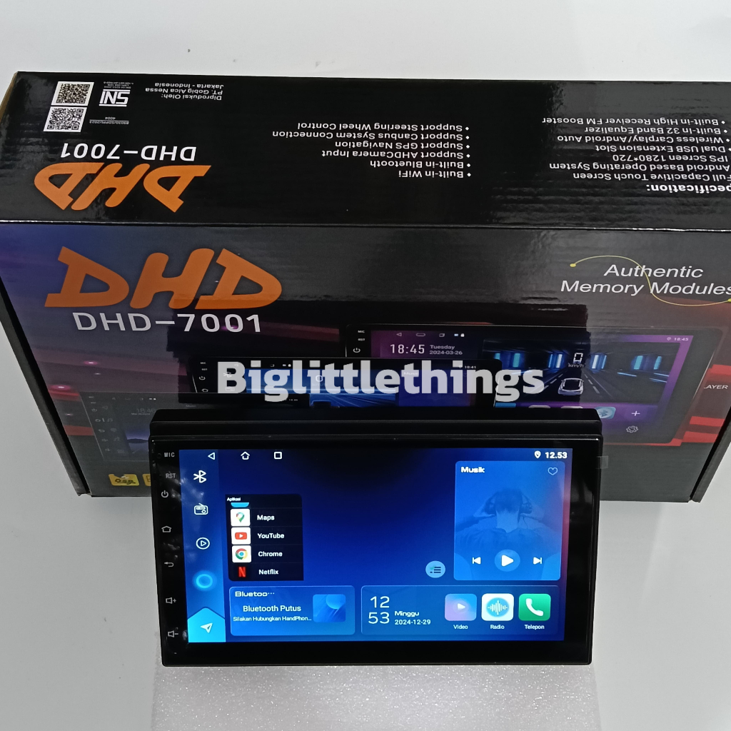 Head Unit Android 7 inch Double Din Android DHD 7 inch