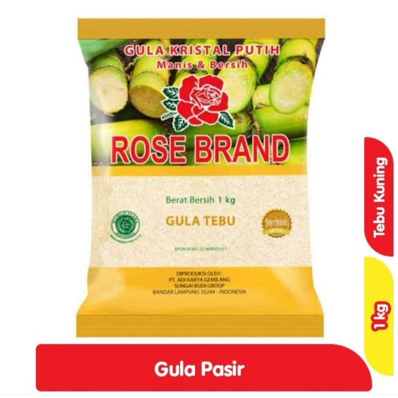 

Rosebrand Gula Pasir Tebu Kuning 1kg