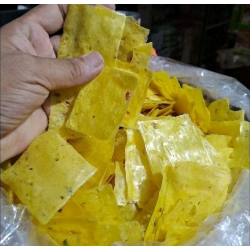 

kerupuk opak ubi mentah 500 gram, opak medan metah
