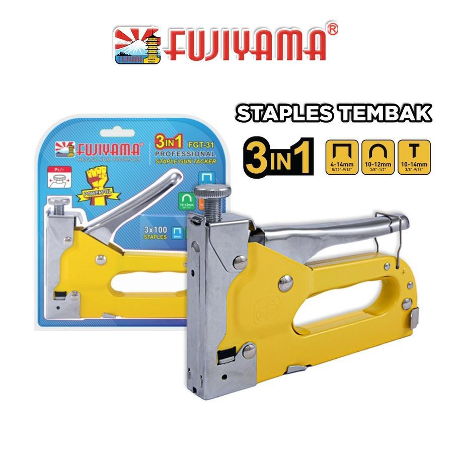

Gun Tacker Alat Staples dan Paku Tembak ATK FUJIYAMA FGT-31 3in1 / Staple Gun 4-14mm3in1 / Staple Gun 4-14mm