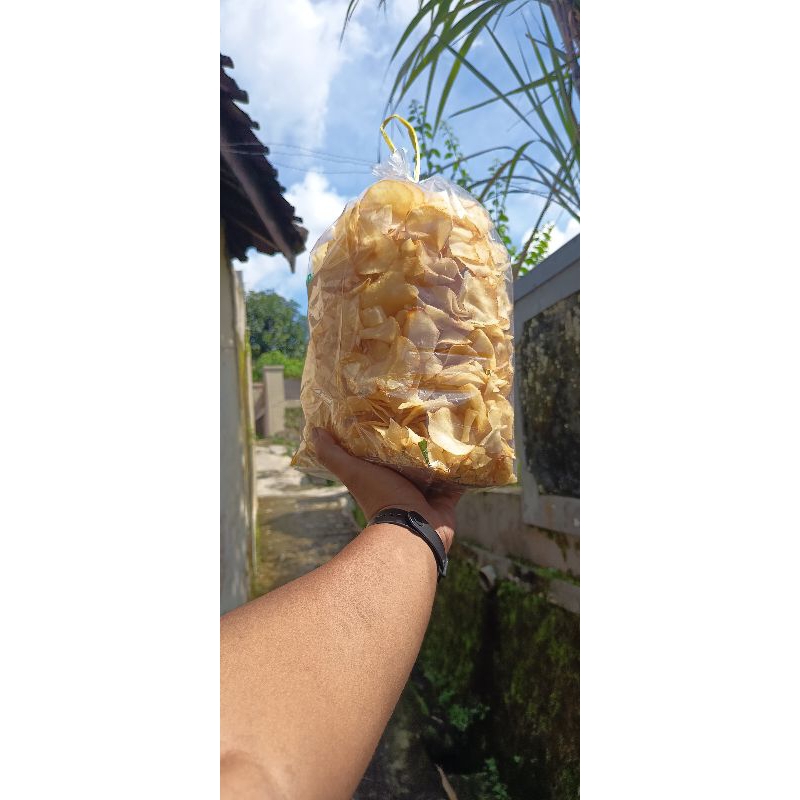 

KERIPIK SINGKONG KILOAN ORIGINAL ASIN BAWANG 1KG