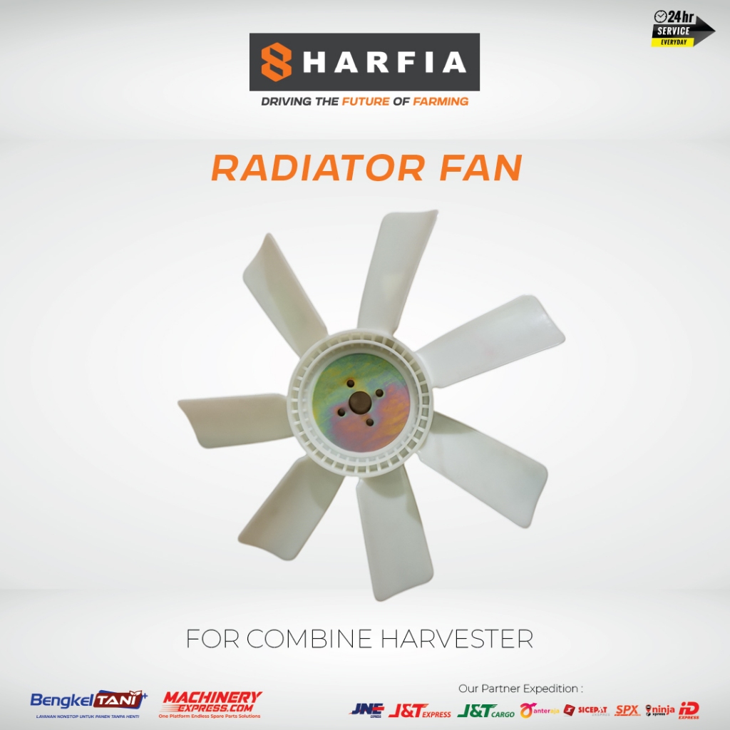 HARFIA | Kipas Radiator Combine Harvester | Spare Part