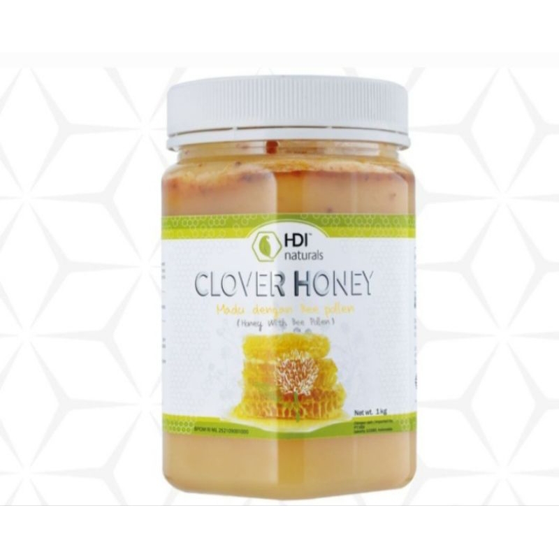 

madu clover honey 1kg original 100% exp 2028 free sendok kayu