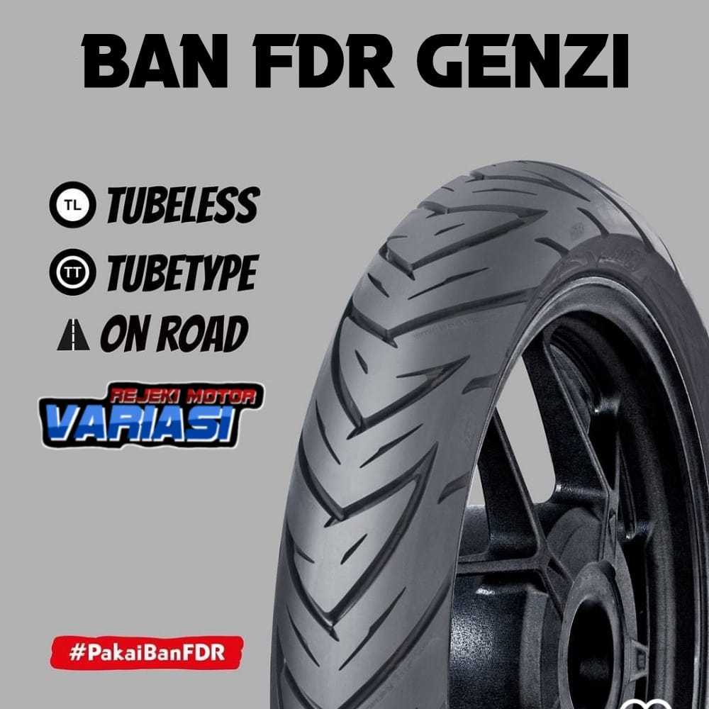 BAN TUBELESS FDR GENZI 80/80 - 17 , 90/80 - 17 , 100/80 - 17 Tubeless